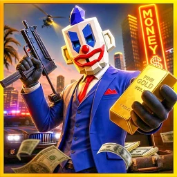 Icono de Juego Gángster sin internet 3D